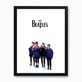 the Beatles britpop music band 4 Art Print