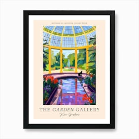 The Garden Gallery, Kew Gardens United Kingdom, Cats Matisse Style 1 Art Print