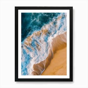 Beach Sand And Waves 1 Art Print