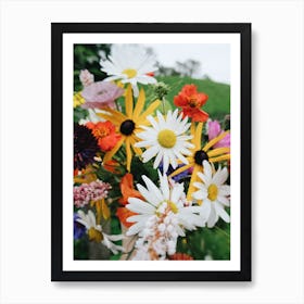 Bright Garden Flower Art Print