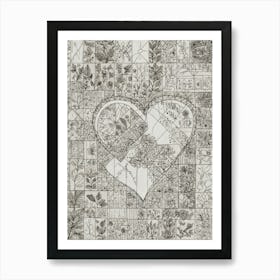 Heart Of Love 5 Art Print