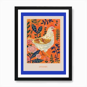 Spring Birds Poster Chicken 7 Art Print