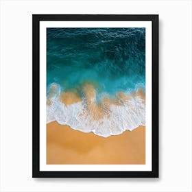 Aerial View Of A Beach 32 Art Print