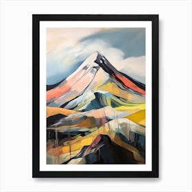 Beinn Mhanach Scotland 3 Mountain Painting Art Print