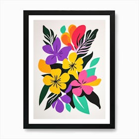 Hawaiian Flowers Art Print