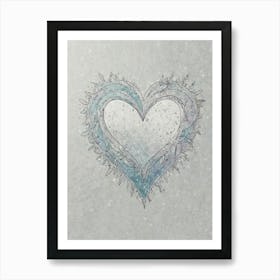 Heart Of Ice 1 Art Print