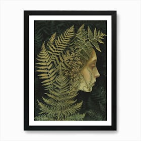 Lady Fern Painting 1 Art Print