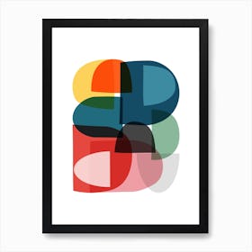 Bold Abstract Modern Art B Art Print