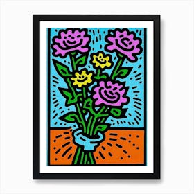 Flowers In A Vase Art Print