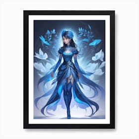 Blue Fairy Art Print