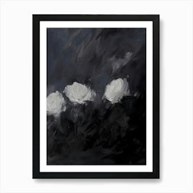 White Roses 4 Art Print