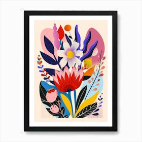 Abstract Floral Painting 10 Art Print