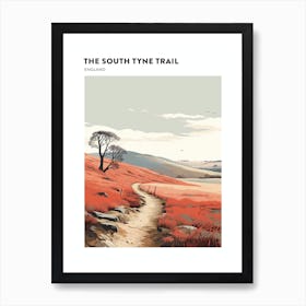 The South Tyne Trail England 3 Hiking Trail Landscape Poster Art Print