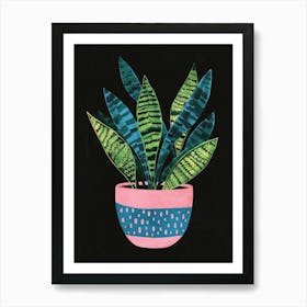 Plant In A Pot 43 Art Print