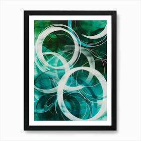 Abstract Circles 125 Art Print