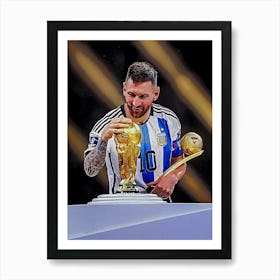 Lionel Messi Art Print