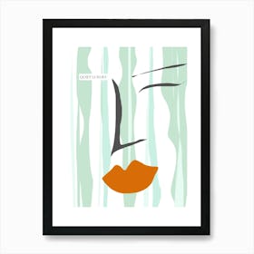 Quiet Calmy art print Art Print