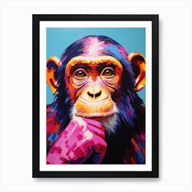 Monkey Pop Art 1 Art Print