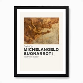 Museum Poster Inspired By Michelangelo Buonarroti 1 Poster