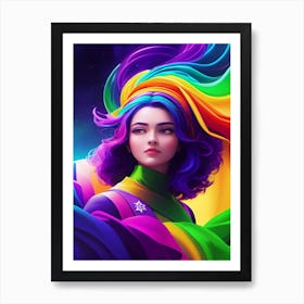 Iridescent Hush Art Print