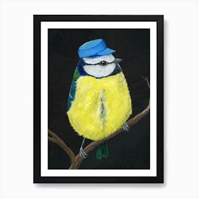 Mr. Bluetit 
 Art Print