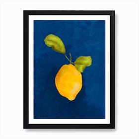 Just a little Lemon Art Print