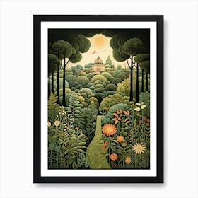 Dumbarton Oaks Usa Henri Rousseau Style 2 Art Print
