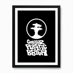 Gorliez Plastic Beach Art Print