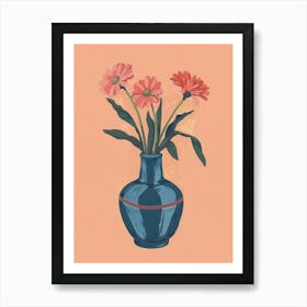 Gerberas In A Vase Art Print