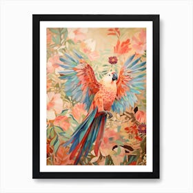 Macaw 2 Detailed Bird Painting Art Print