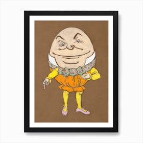 Humpty Dumpty (1915), Alice in Wonderland Art Print