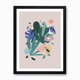 Pop Botanica Art Print