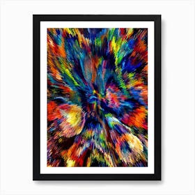 Acrylic Extruded Painting 323 Art Print