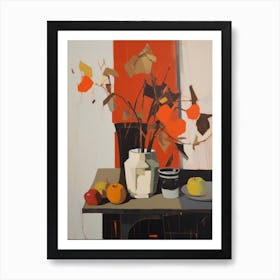 Autumn Kitchen Still Life Painting 3 Art Print