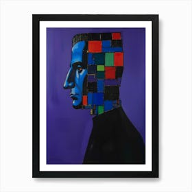 'The Man In The Square' Art Print