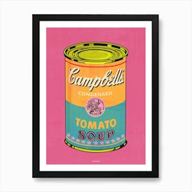 Tropical soup | Warhol Style Soups |Pop Art World 2025 Art Print
