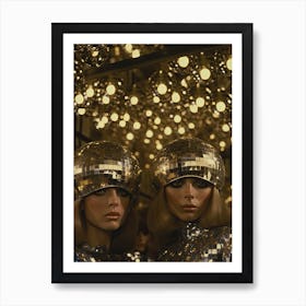 Disco Ball Party Rothschilds Surreal Style 2 Art Print