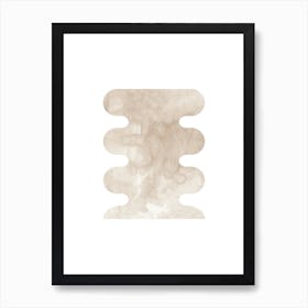 Watercolor Shapes 3 Art Print