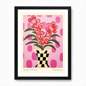 Spring Collection Snapdragons Flower Vase 1 Art Print