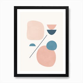 Abstract Minimal Shapes 34 Art Print