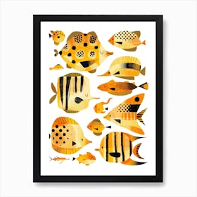 Yellow Fish Art Print