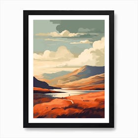 The Rob Roy Way Scotland 1 Hiking Trail Landscape Art Print