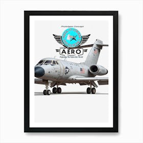 Hall-O-Gram Creations Aero Prototype Concept ~Reimagined 38 Art Print