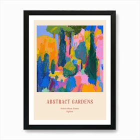 Colourful Gardens Hidcote Manor Garden United Kingdom 3 Red Poster Art Print