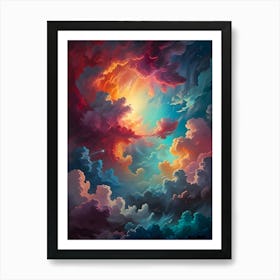 Aurora in the Clouds Art Print