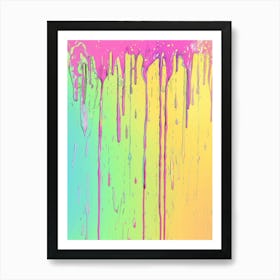 Dripping Paint 2 Art Print