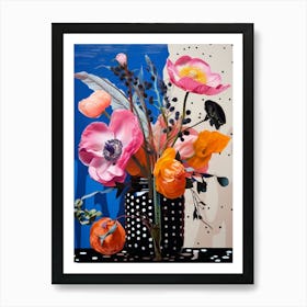 Surreal Florals Bluebell 2 Flower Painting Art Print