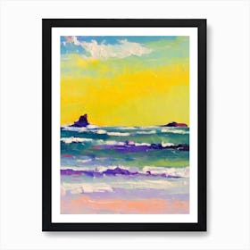 Rodas Beach, Cies Islands, Spain Bright Abstract Art Print