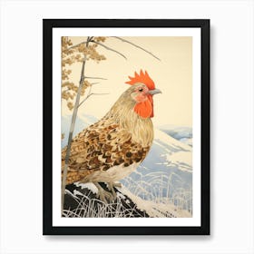 Bird Illustration Grouse 3 Art Print