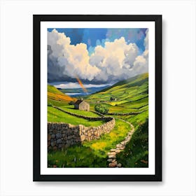 Rolling Hills Of Ireland 5 Art Print